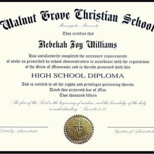 Highschool Diploma