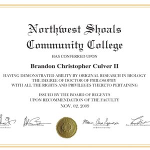 Realistic GED Diploma